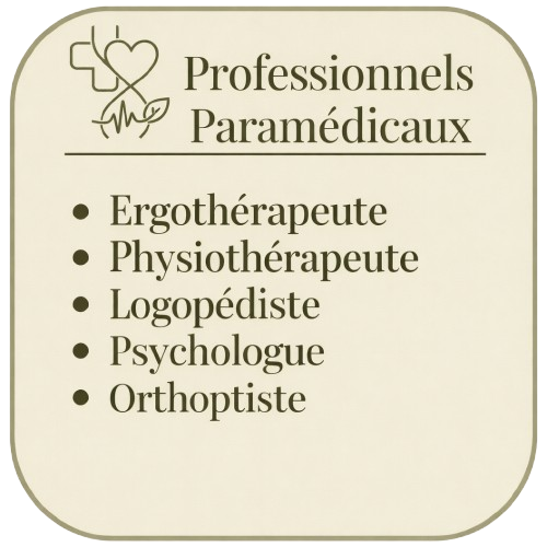 Psychomotricité : Professionnels Paramédicaux
